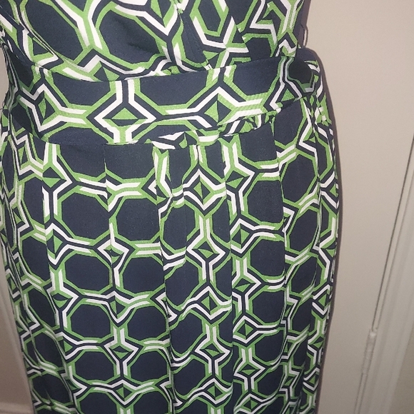 Liz Claiborne Black and Green Dress - Picture 5 of 11